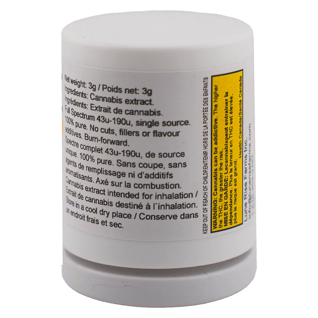 Haschich à l'eau équilibré 2:1 CBD/THC Lemon Zest - Image 3