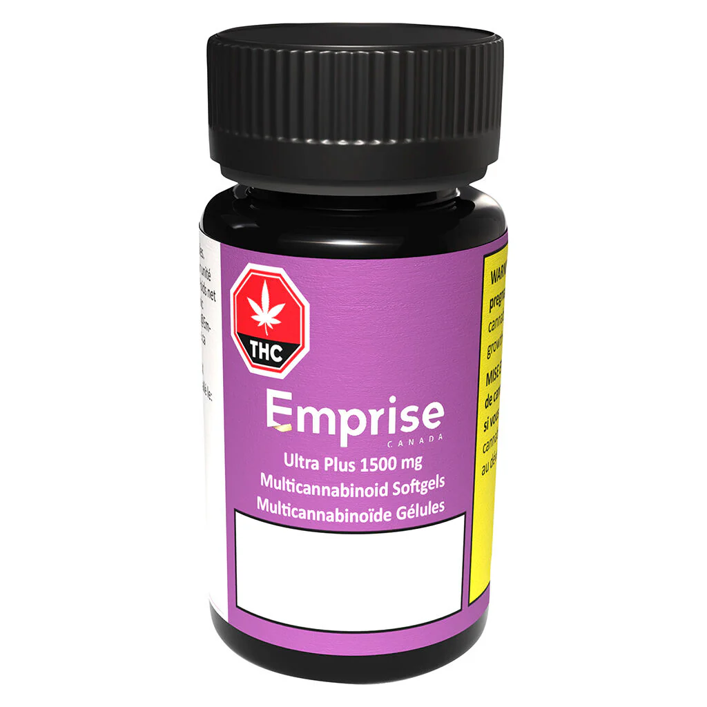 Capsules molles Ultra Plus 1 500 mg de multicannabinoïdes - Image 2
