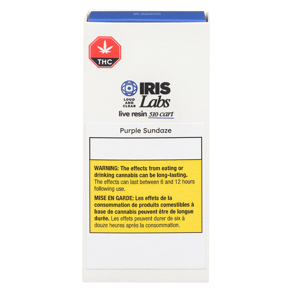 Cartouche Ă filetage 510 Live Resin Purple Sundaze - Image 2
