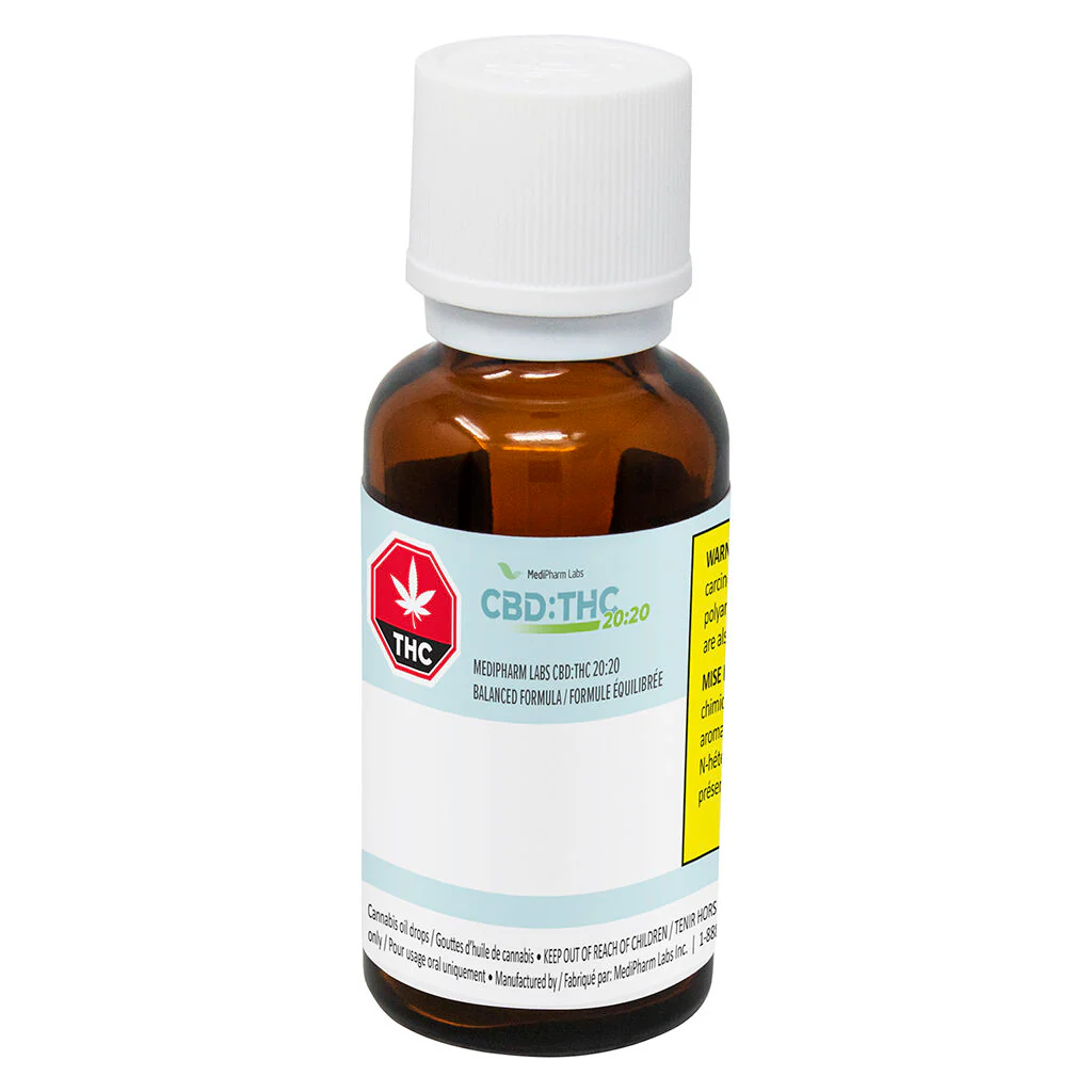 CBD:THC 20:20 Formule équilibrée