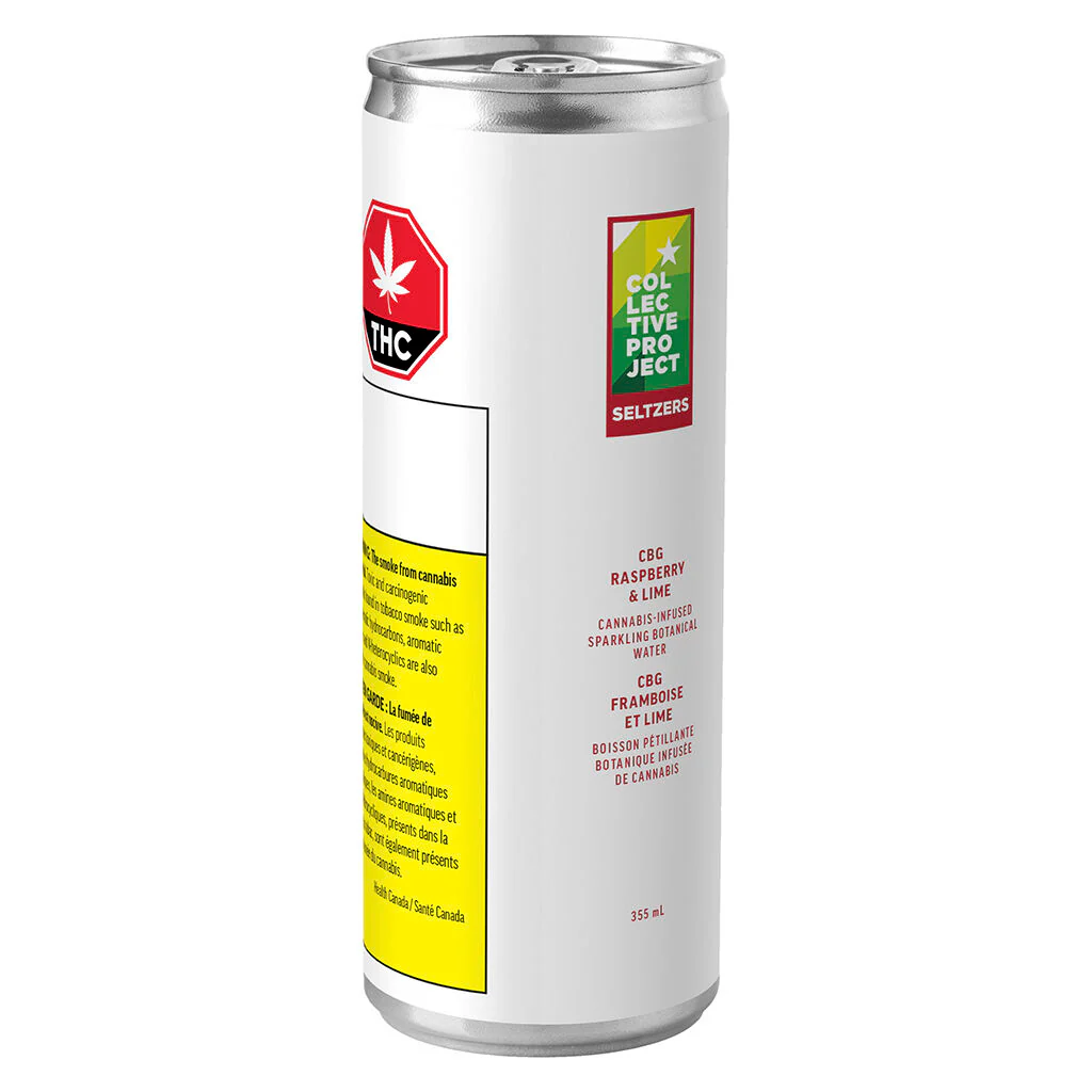 CBG Raspberry & Lime Sparkling Botanical Water