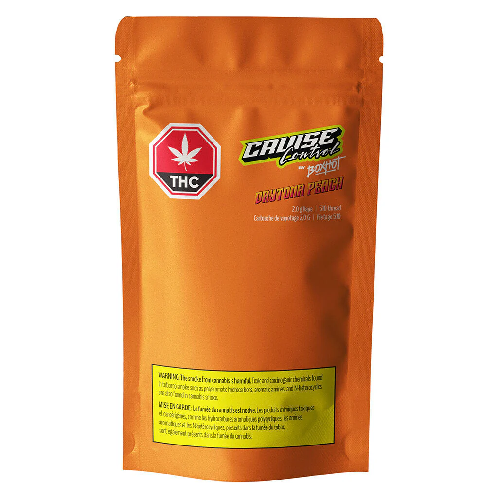 Cartouche Ă filetage 510 Daytona Peach THC + CBG - Image 2
