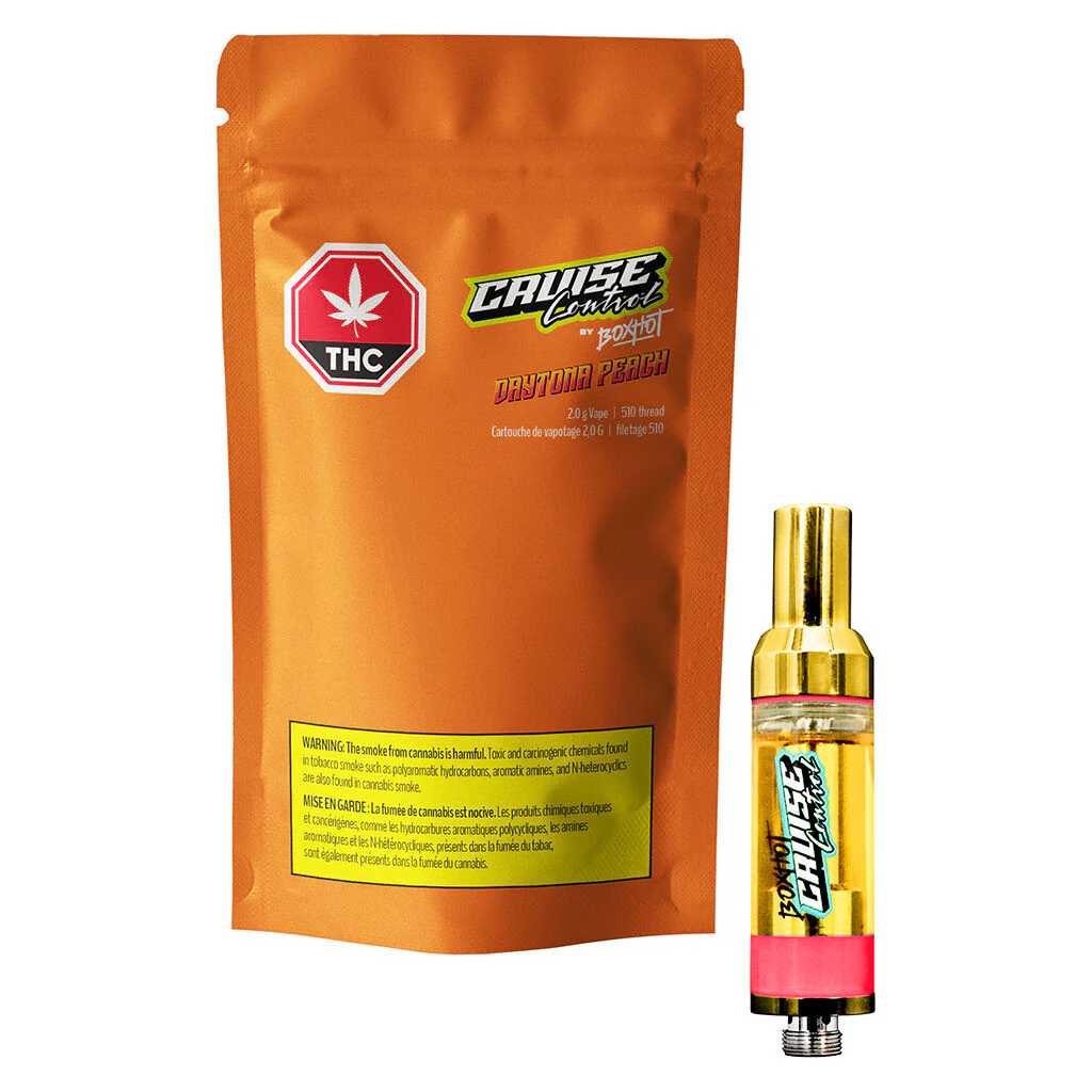 Cartouche Ă filetage 510 Daytona Peach THC + CBG - Image 4