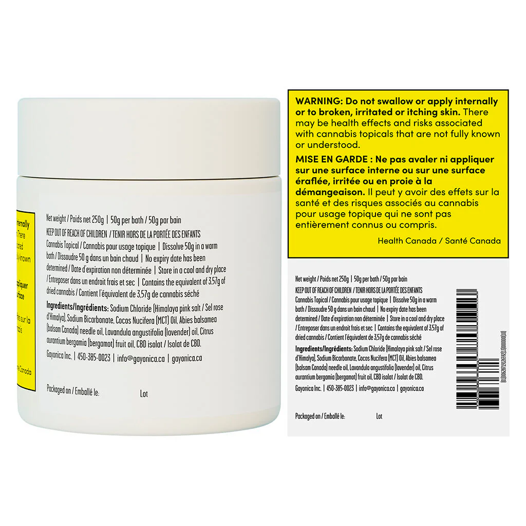 Extra Strength CBD Bath Salts - Flowers & Fir - Image 3