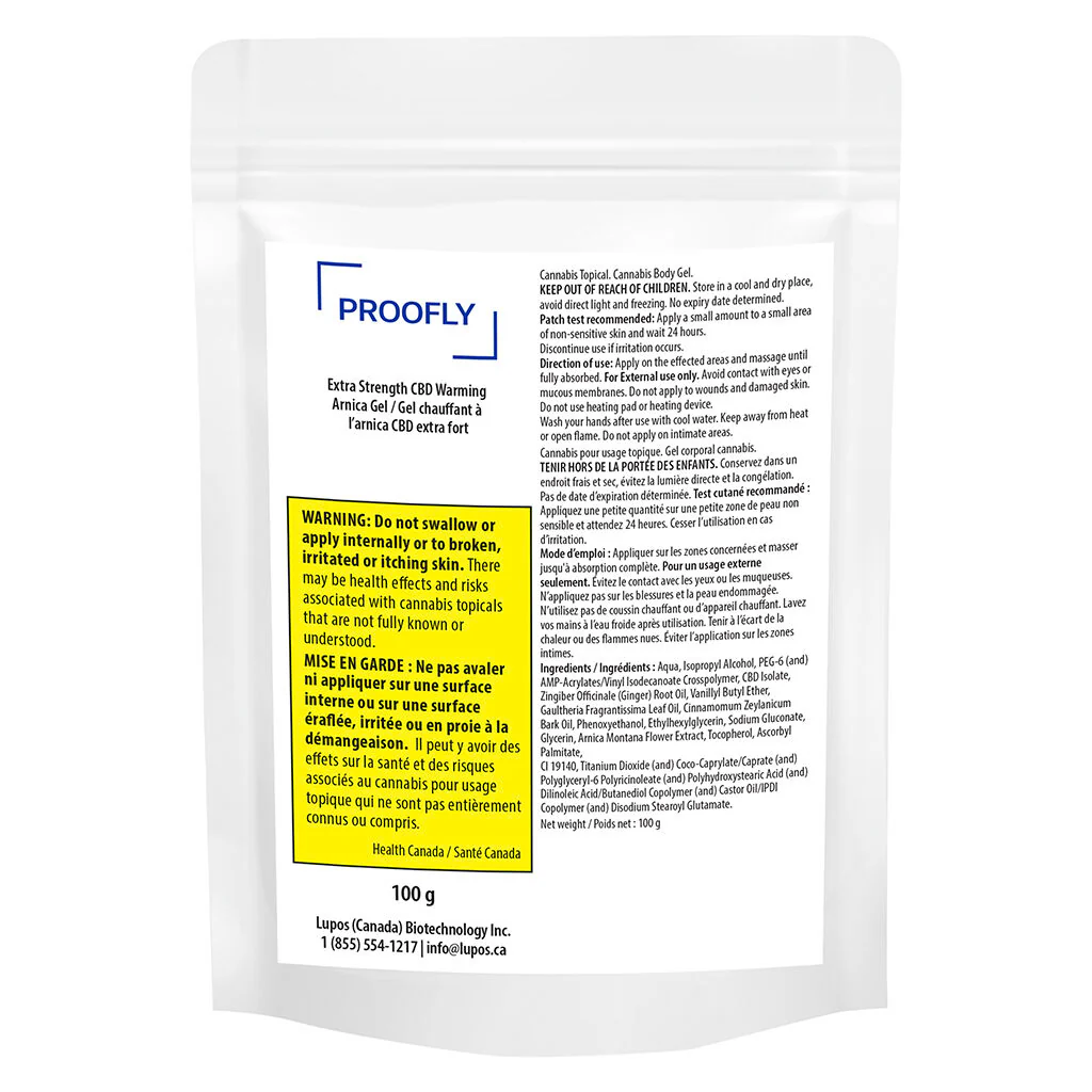 Extra Strength CBD Warming Arnica Gel - Image 3