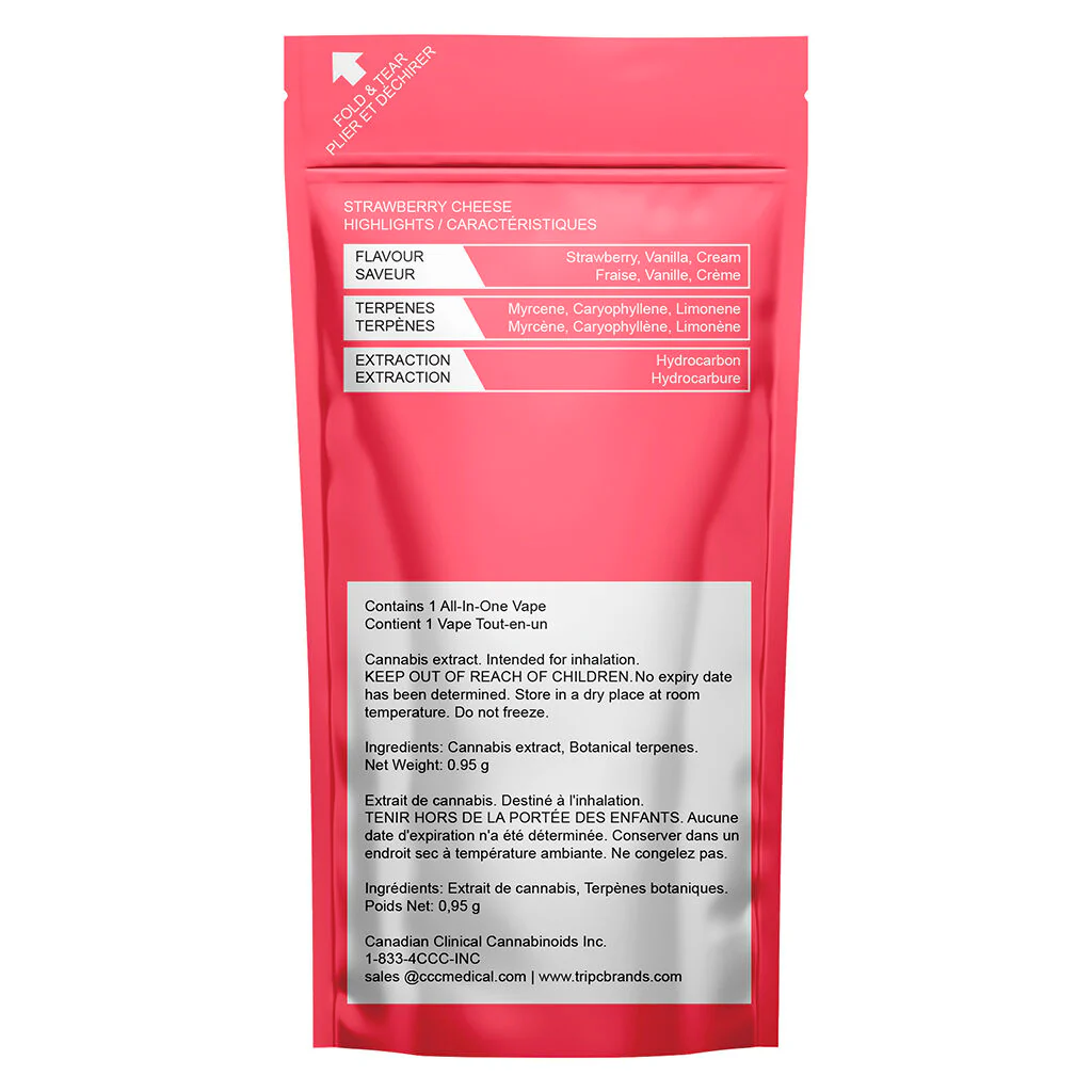 Indica Strawberry Cheese Liquid Diamond Disposable - Image 3
