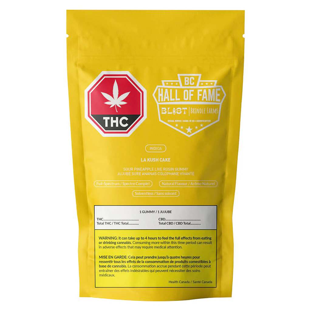 La Kush Cake Sour Pineapple Live Rosin Gummy - Image 2