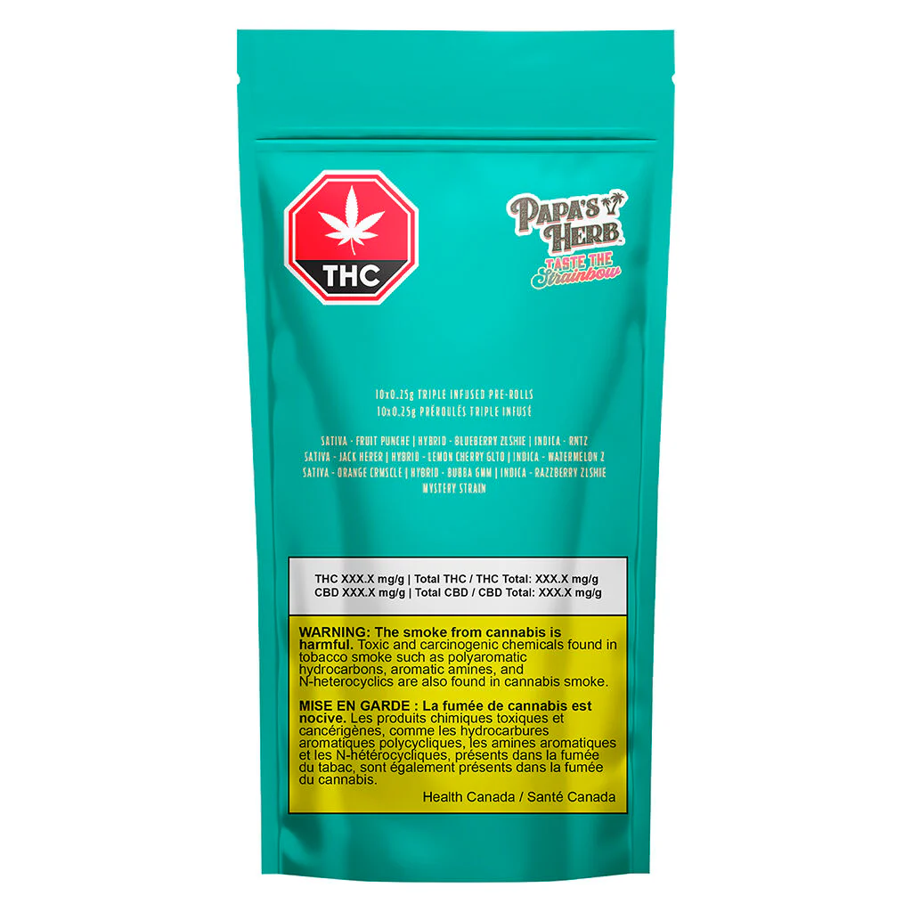 Lil Papa's - Triple Infused Smoke The Strainbow Pack - Image 2
