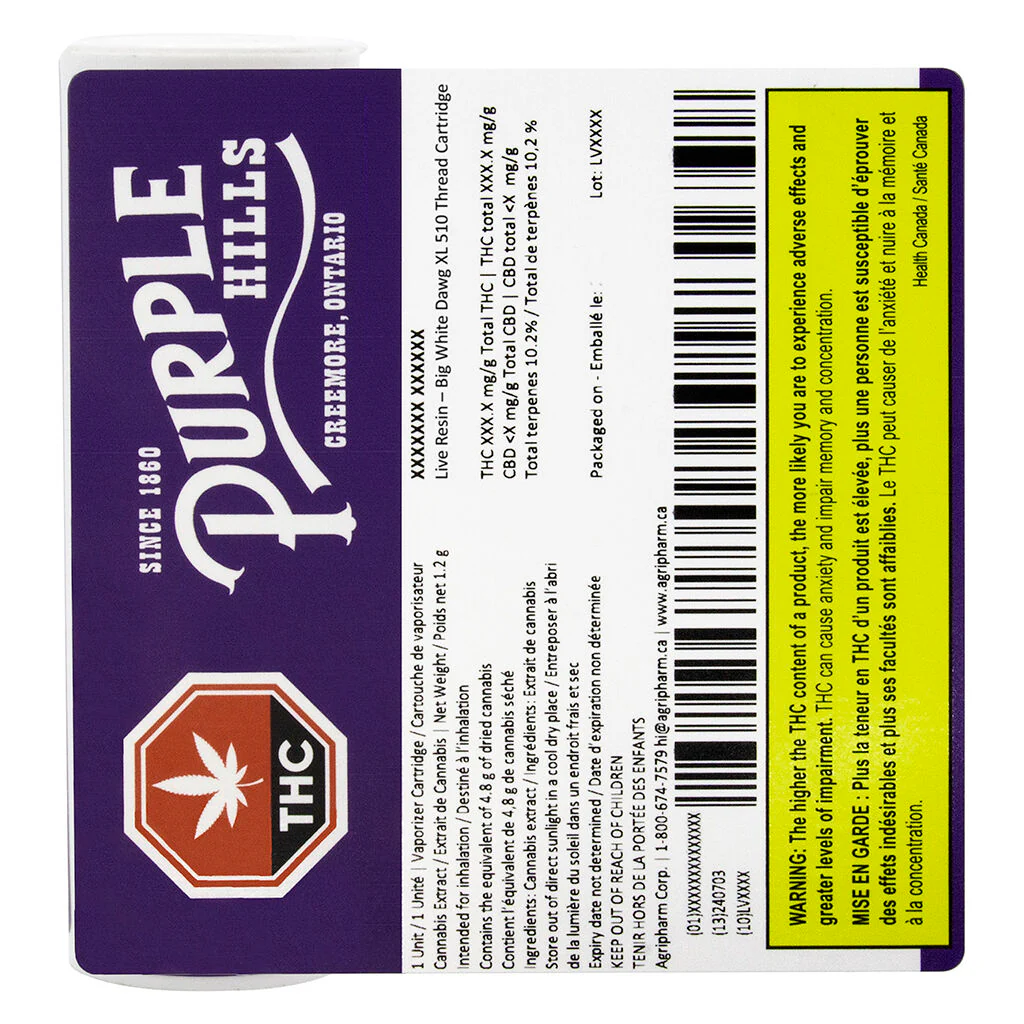 Live Resin – big White Dawg Xl 510 Thread Cartridge - Image 3