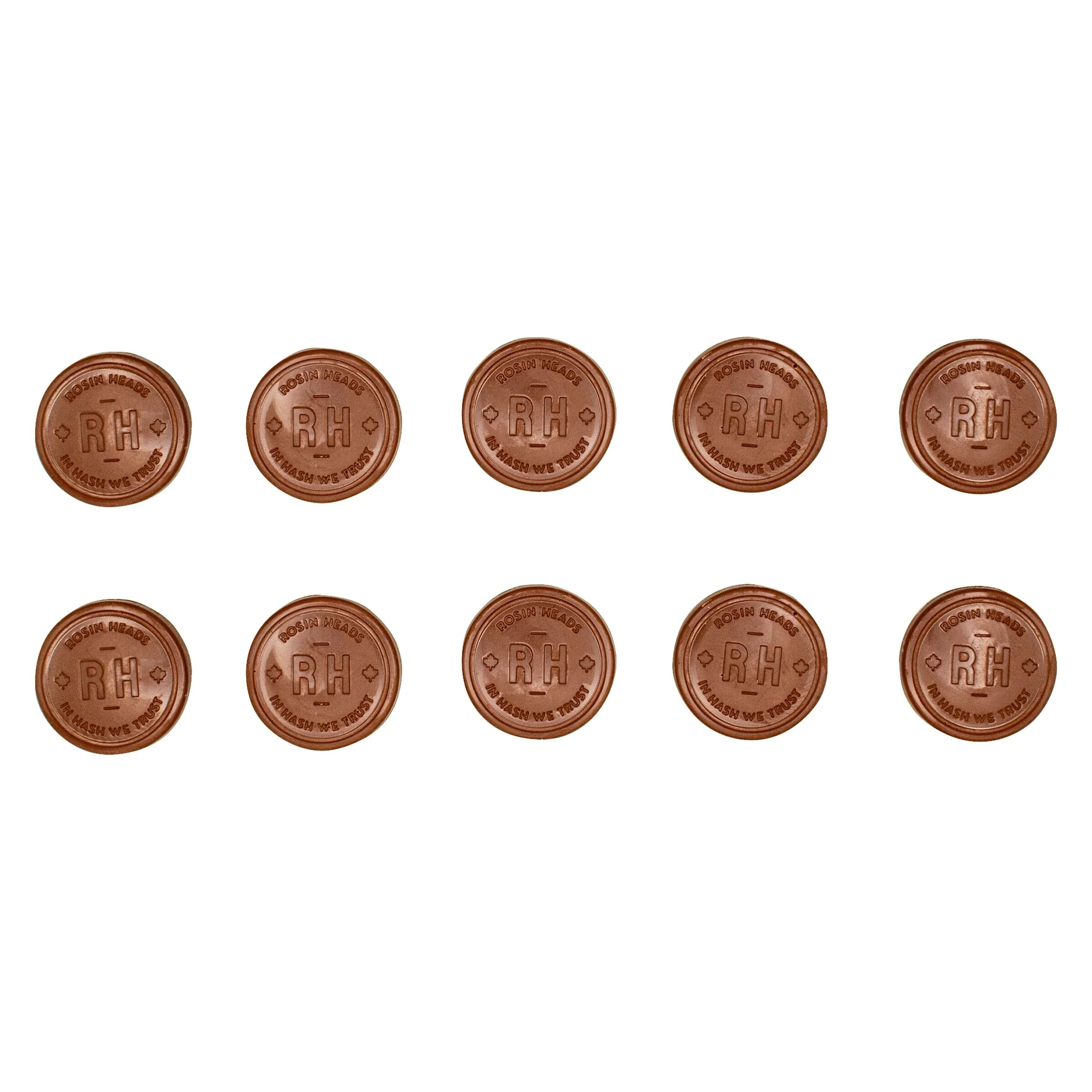 Milk Chocolate Hash Rosin Coin