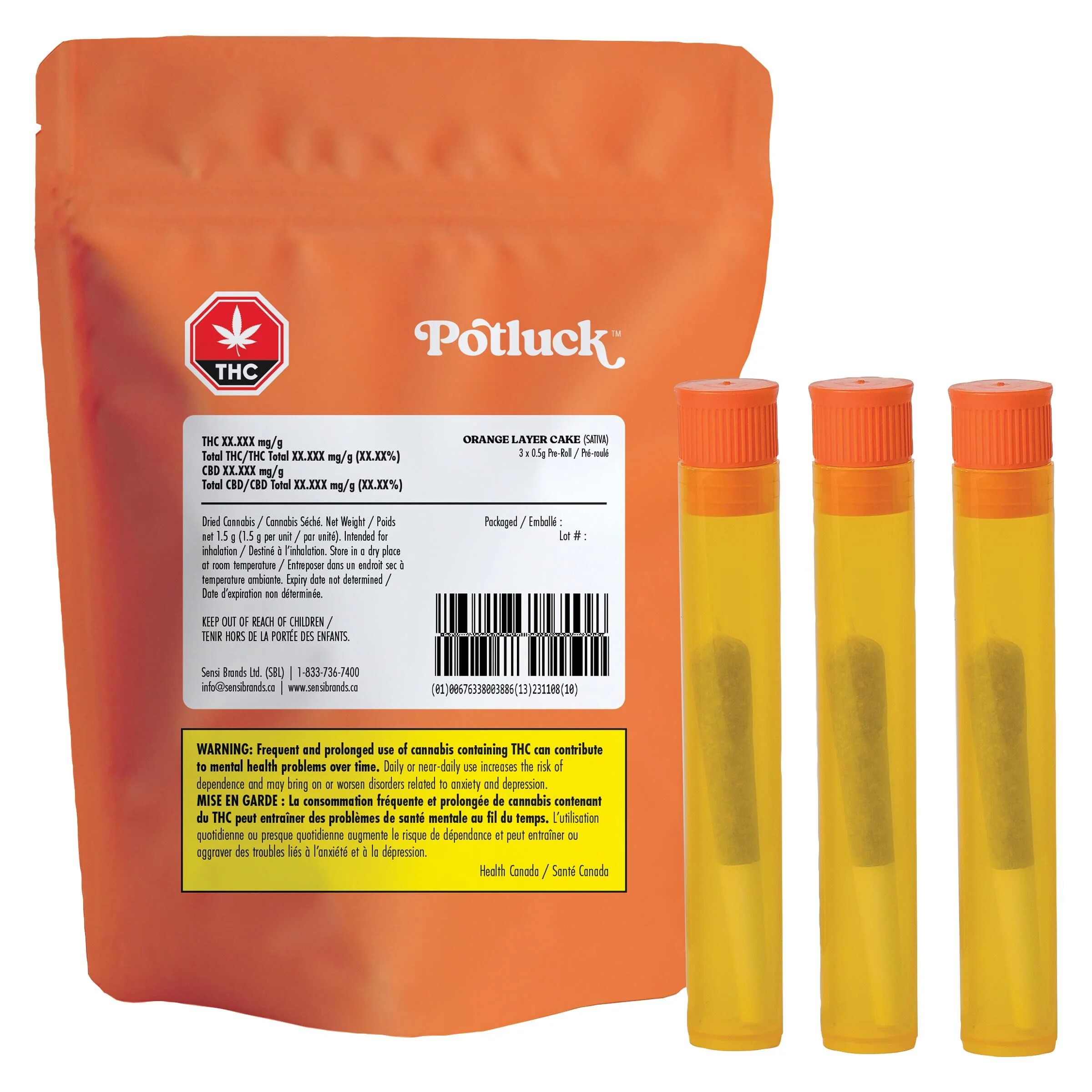 Orange Layer Cake Pre-Roll - Image 5