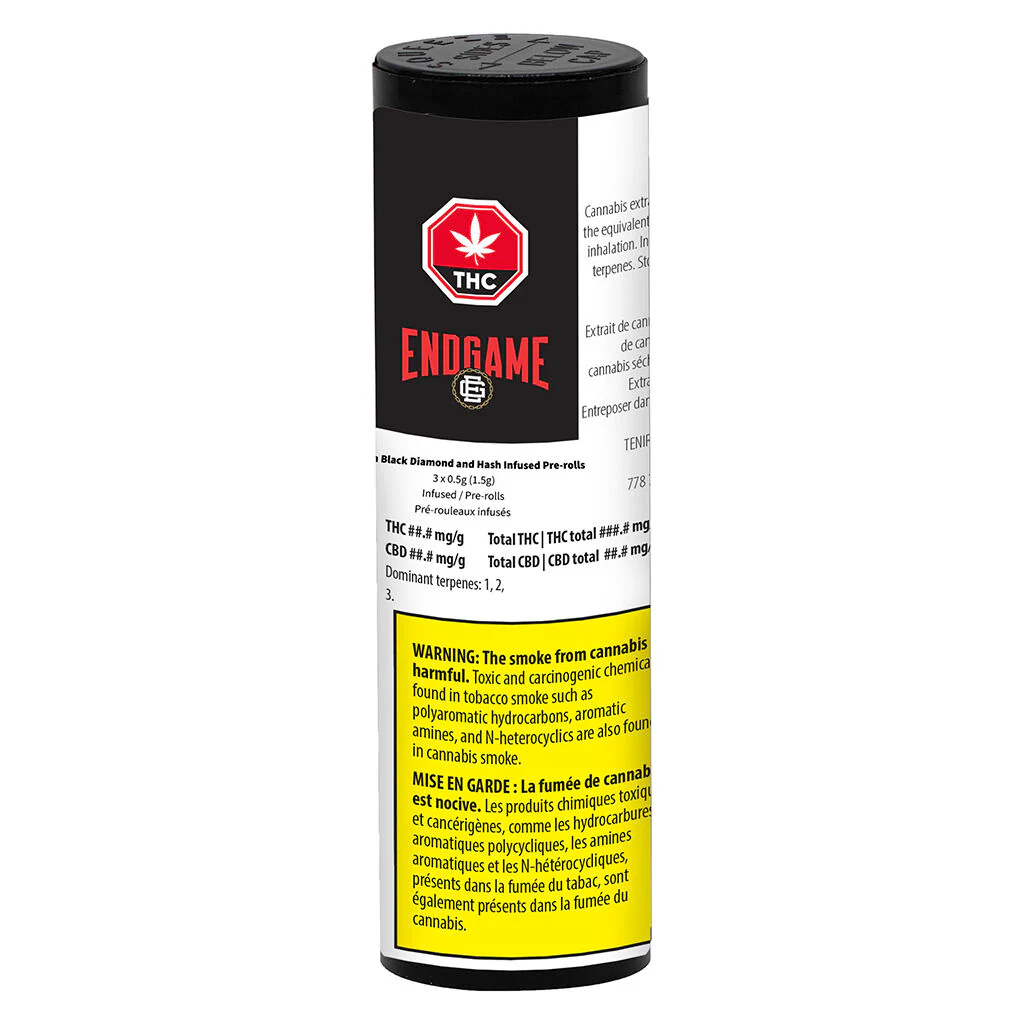 Préroulé infusé au diamant et au haschich Afghan Black - Image 2