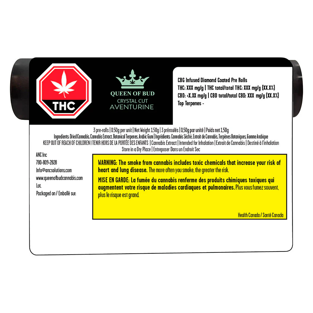 Crystal Cut Aventurine Infused Pre-Roll - Image 3