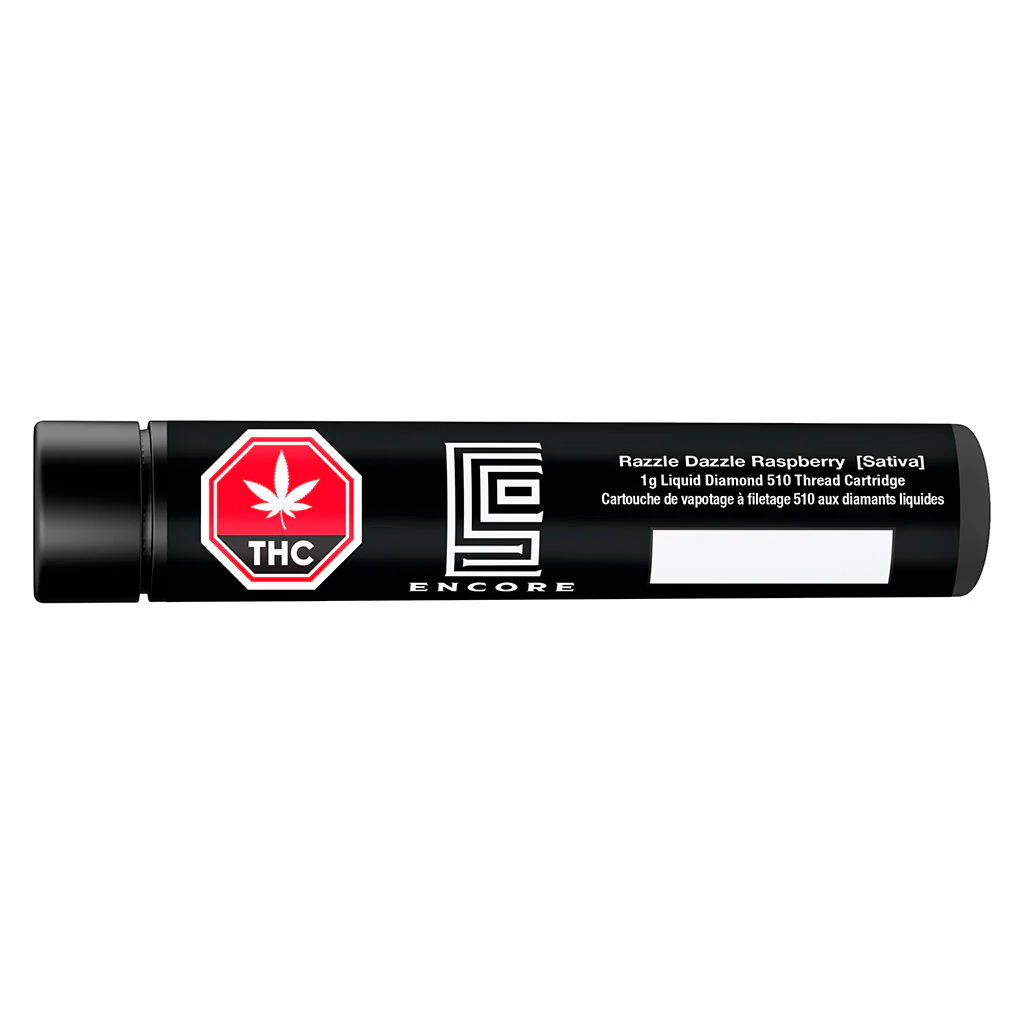 Razzle Dazzle Raspberry Liquid Diamond 510 Thread Cartridge - Image 2