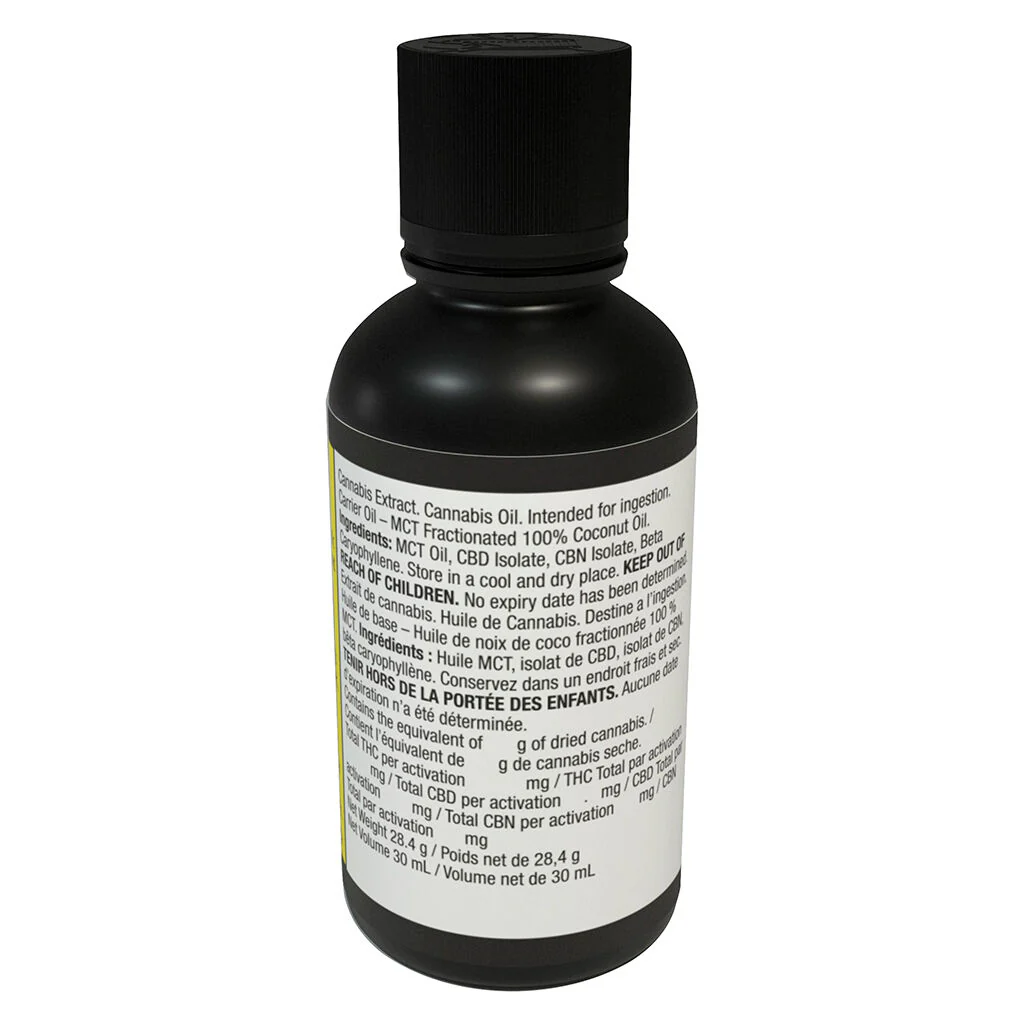 Huile d'isolat de nuit CBN/CBD sans THC AXEA - Image 4