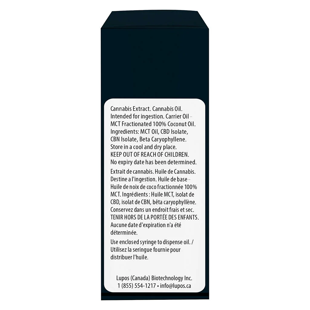 Huile d'isolat de nuit CBN/CBD sans THC AXEA - Image 5