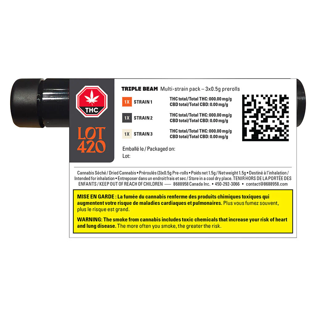 Triple Beam Pre-Roll - Image 3
