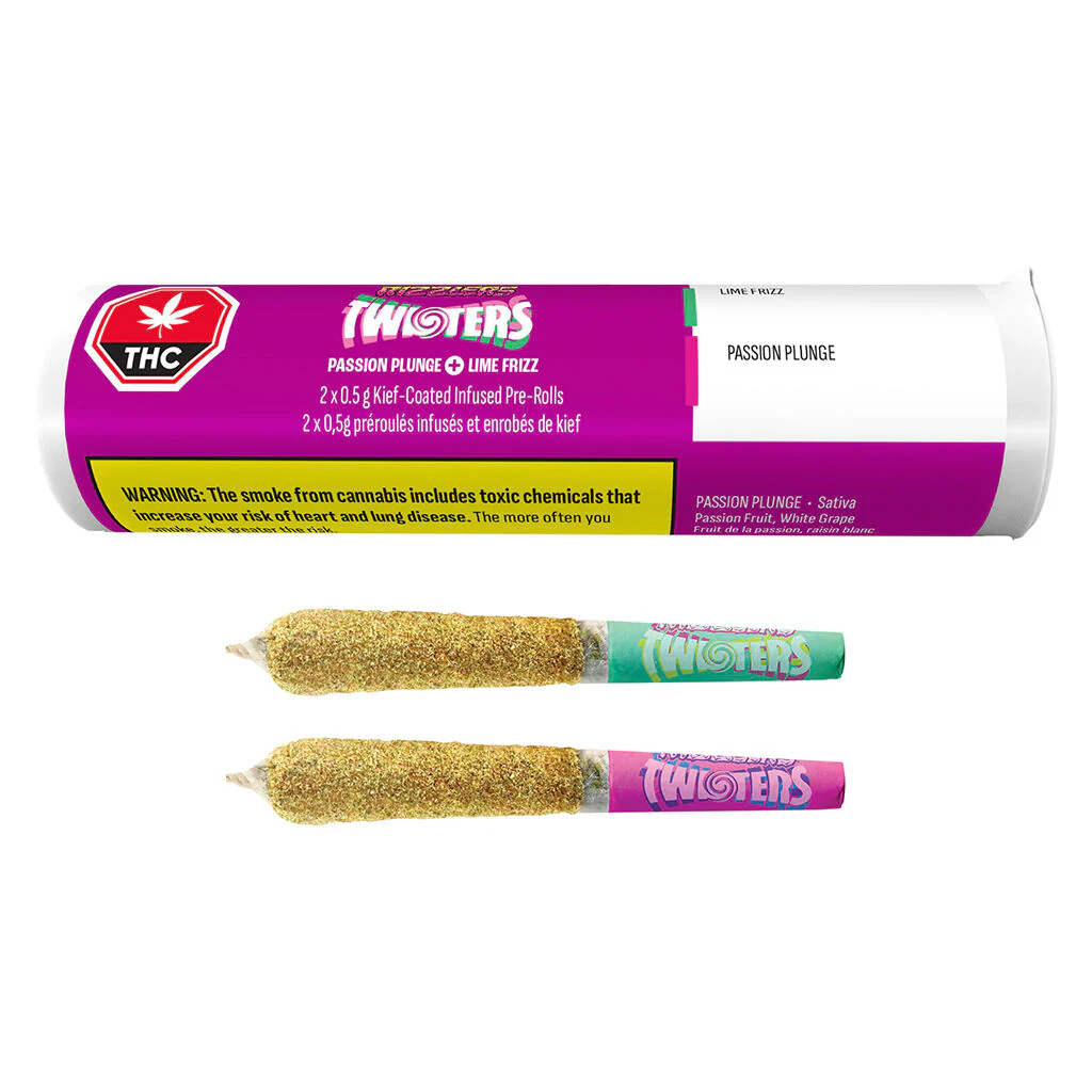 Twisters - Passion Plunge & Lime Frizz Infused Pre-Roll - Image 4