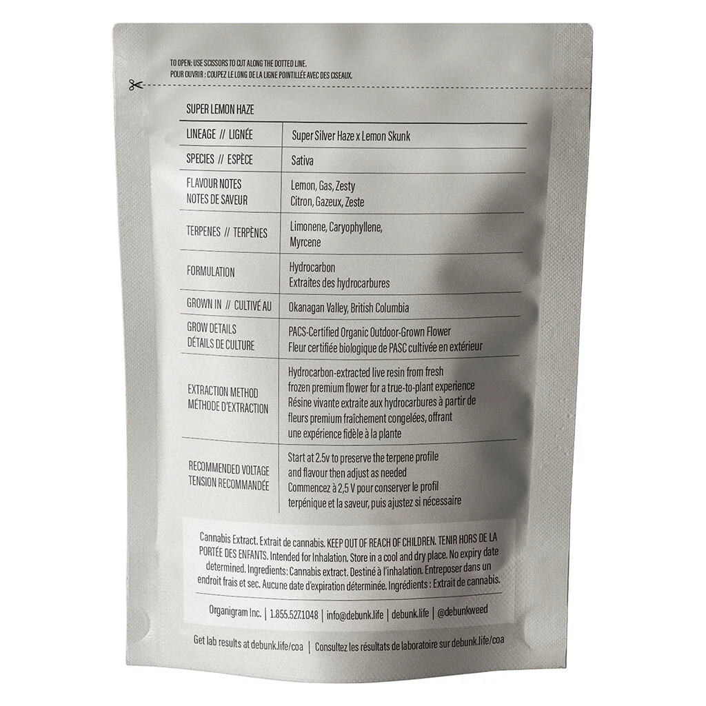 Vaporisateur 510 à la résine vivante Super Lemon Haze - Image 3
