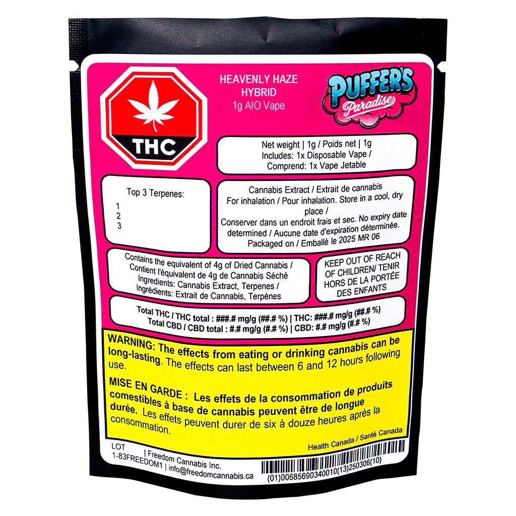 Vaporisateur Heavenly Haze AIO - Image 2